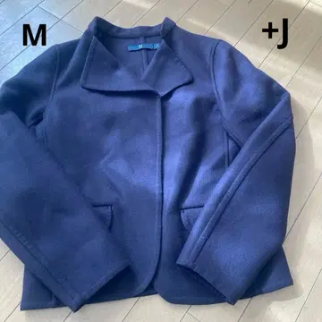 유니클로 +J 더블 페이스 울 자켓 M 다크 브라운