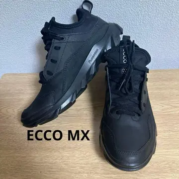 ECCO MX 블랙 스니커즈 23.5 톱니 밑창