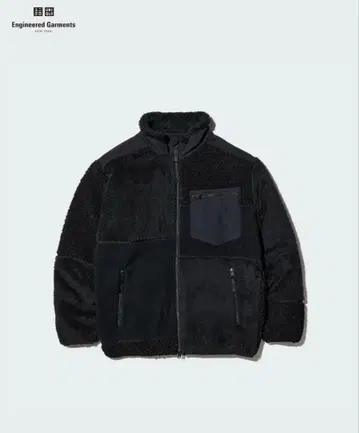 새상품급 유니클로 Engineered Garments 플리스 L 블랙