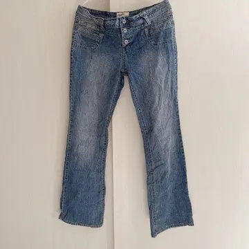 Angels 부츠컷 데님 라이트 블루