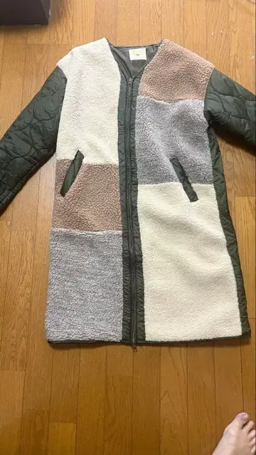 A.I.C. 멀티 컬러 플리스 퀼팅 자켓