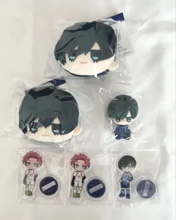 블루 록 이토시 린 아크릴 스탠드 피규어 봉제 인형