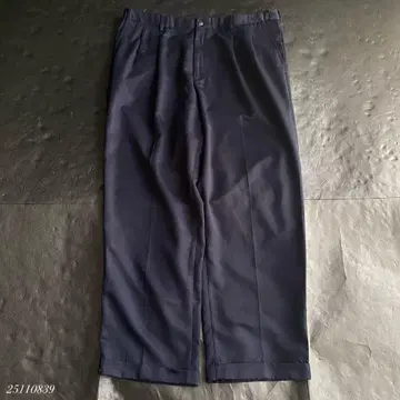 US 구제 의류 Croft&Barrow 와이드 슬랙스 다크 네이비 투 턱