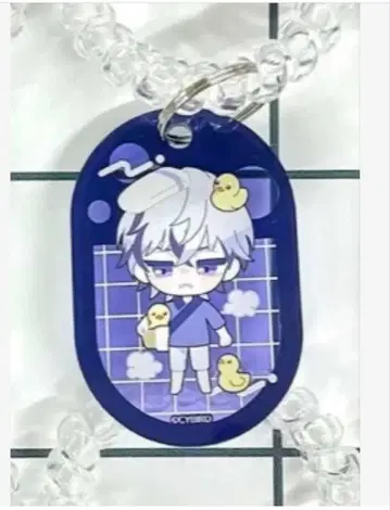 이케빌라 테르마유 콜라보 락커 키 홀더풍 아크릴 키링