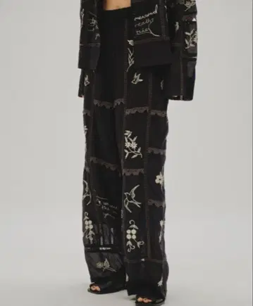 todayful Embroidery Patchwork Trousers38