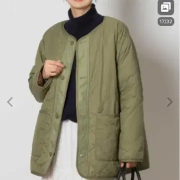 HONEYSUCKLE ROSE 리버서블 보아 블루종 여성용