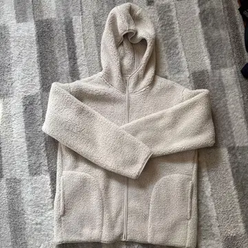 무인양품 크림색 플리스 자켓 L 사이즈