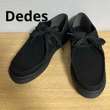 미사용급 Dedes 경량 로우컷 모카신 모크 슈즈 26cm 통굽