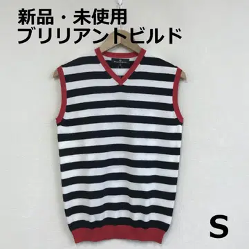 B1120A01 새상품 미사용 브릴리언트 빌드 골프 V넥 베스트