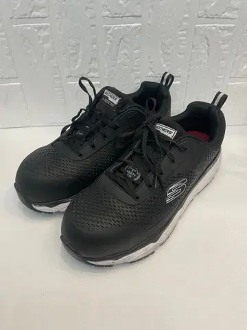 SKECHERS 안전화 27.5cm 블랙 미끄럼 방지 내유 남성용
