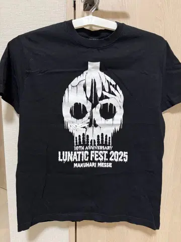 LUNATIC FEST. 2025 티셔츠 L 사이즈 블랙