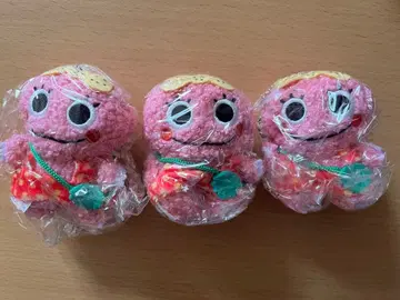 자와자와 숲의 간코짱 봉제 인형 볼체인 3개 세트