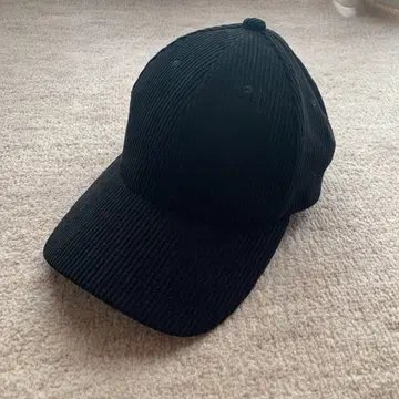 King & Prince Re:era 코듀로이 캡 블랙