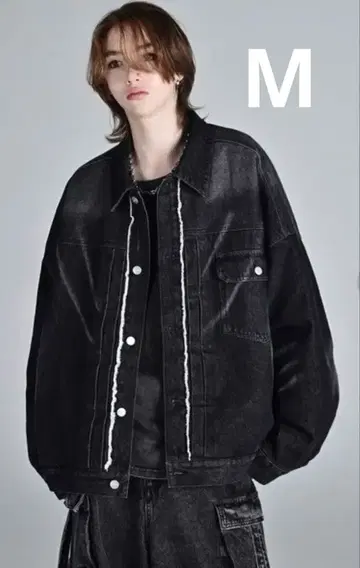 ADRER 블라스트 데님 패디드 (충전솜) 블루종 M 자켓 새상품급