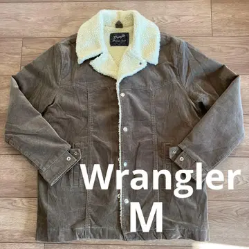 Wrangler 코듀로이 자켓 보아 안감 M 브라운