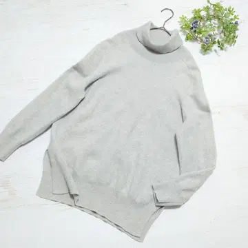 ROPE 로페 울 캐시미어 터틀넥 니트 스웨터 L