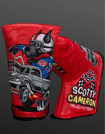 스카티 카메론 커버 Speed Dog Red Mid-Mallet