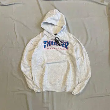 [ 미사용품 ] THRASHER 풀오버 로고 후드티 M 스케이트