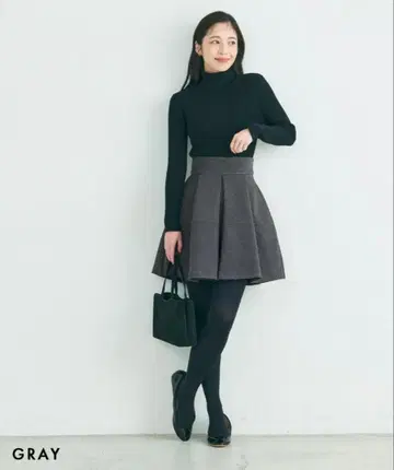 베이스먼트 온라인 하이웨스트 큐롯 그레이 XS