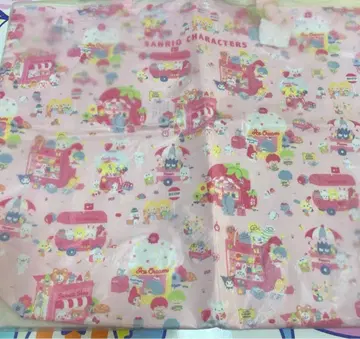 산리오 랩핑 패턴 에코백