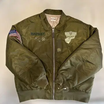 BADWAY MA-1 플라이트 자켓 올리브