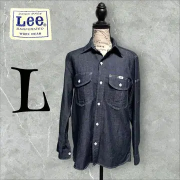 새상품급 Lee 데님 워크 긴팔 셔츠 L 사이즈