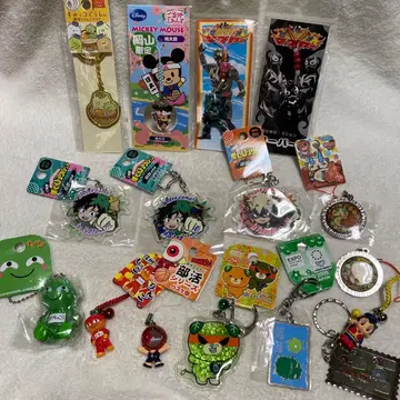 지역 캐릭터 상품 키링 스트랩 묶음 판매