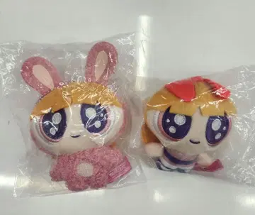 파워퍼프걸 오메메키라키라 봉제 인형 블라썸 가챠가챠