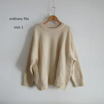 ordinary fits 울 니트 풀오버 사이즈 1 포켓 부착