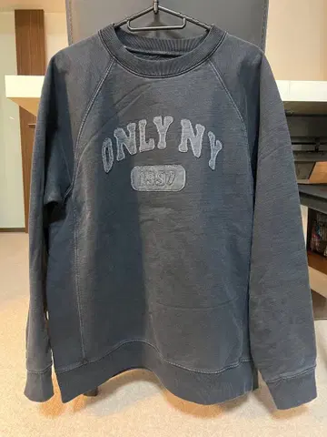 ONLY NY 온리 뉴욕 트레이닝복 다크 그레이 맨투맨
