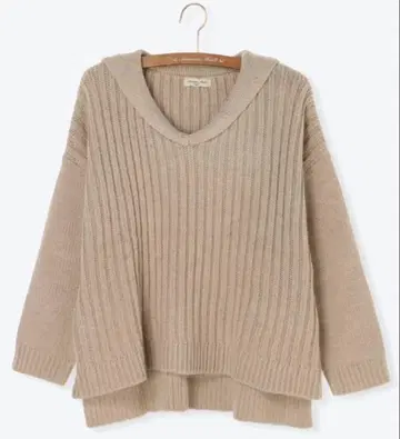 SM2 사만사 세일러 니트 큼직한 니트 스웨터 베이지 새상품급