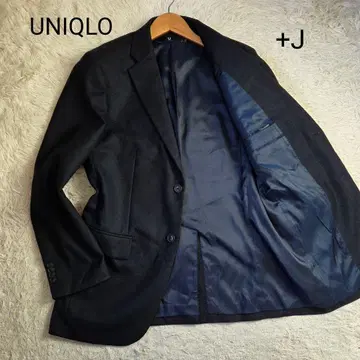 컨디션 최상 UNIQLO +J 울 테일러드 자켓 L 사이즈 다크 네이비