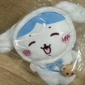 하치와레 x 시나몬 봉제 인형 (곰 미니백 포함)