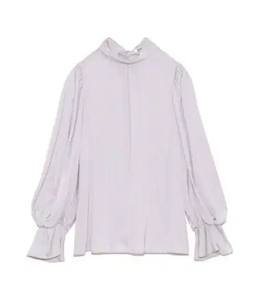 새상품 SNIDEL 새틴 보타이 블라우스 라벤더