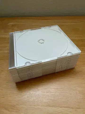 투명 CD DVD Blu-rayDISC 얇은 타입 케이스 100개 세트