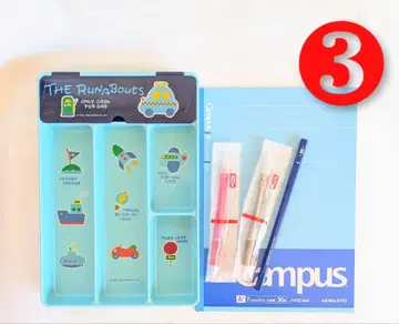 쇼와 레트로 산리오 더 라나바우츠 트레이 연필 케이스 소품함 도구함