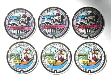 건담 맨홀 코스터 2개 x 3세트 총 6개