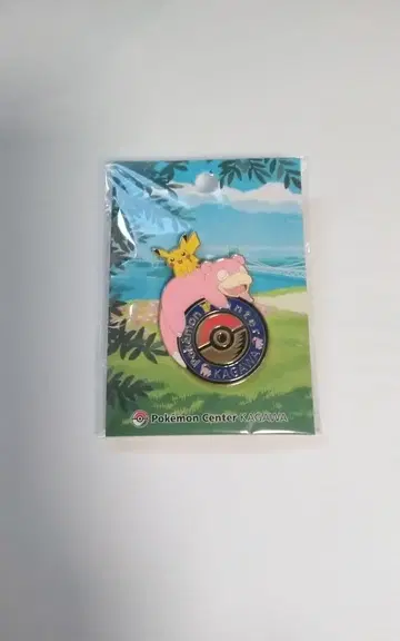 [ 미개봉 새상품 ] 포켓몬 센터 카가와 한정판 야돈 피카츄 로고 핀즈