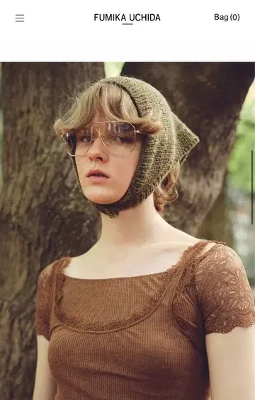 FUMIKA UCHIDA 핸드 니트 카치프 후미카우치다