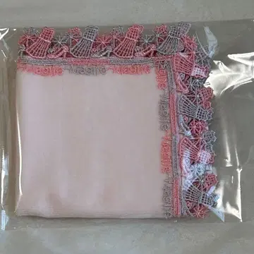 친자와 레이스 Maglie le cassetto 손수건 ( 핑크 )