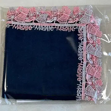 치카자와 레이스 Maglie le cassetto 손수건 (네이비)