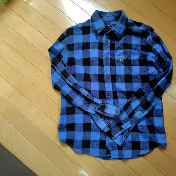 TOMMY 체크 무늬 셔츠 M