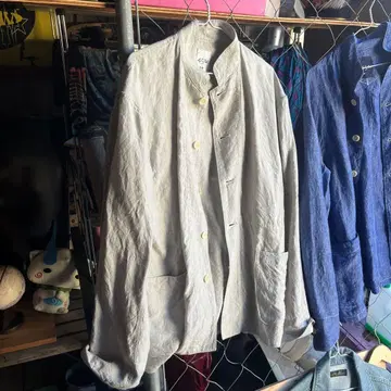 린넨 그레이 커버올