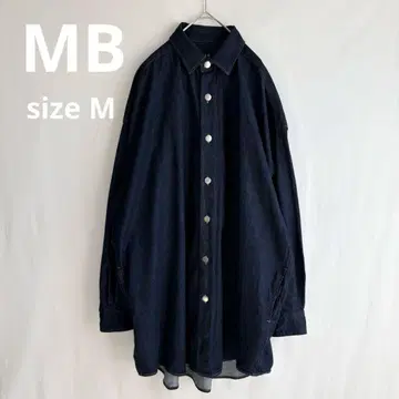 MB 하이엔드 데님 셔츠 코트 인디고 원 워시 네이비 면