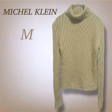 미쉘클랑 리브 니트 터틀넥 울 100% 여성용 38