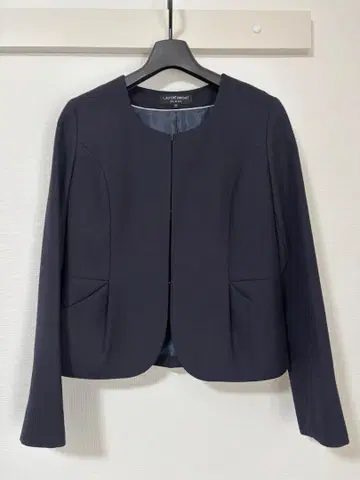 LAUTRE AMONT BLACK 셋업 노카라 자켓