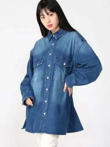 JEANASIS 오버 데님 블루