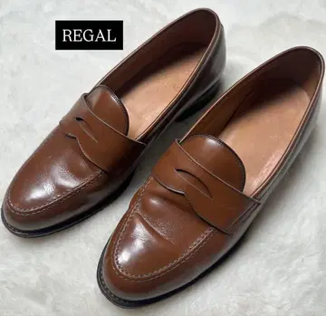 컨디션 최상 리걸 코인 로퍼 브라운 24