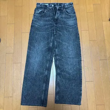 zara baggy fit 데님 팬츠 eur34 밑단 기장 수선 인심71