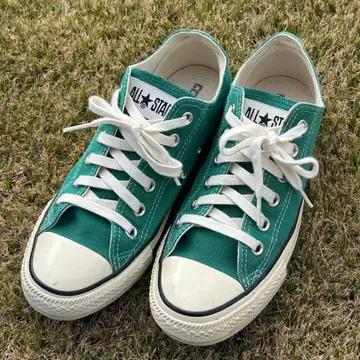 컨버스 올스타 컨버스 그린 스니커즈 24.5